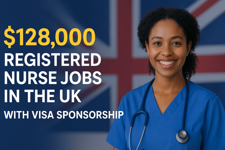 $128,000 Registered Nurse Jobs in the UK with Visa Sponsorship