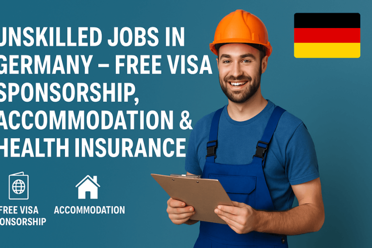 Unskilled Jobs in Germany 2025 โ Free Visa Sponsorship, Accommodation & Health Insurance